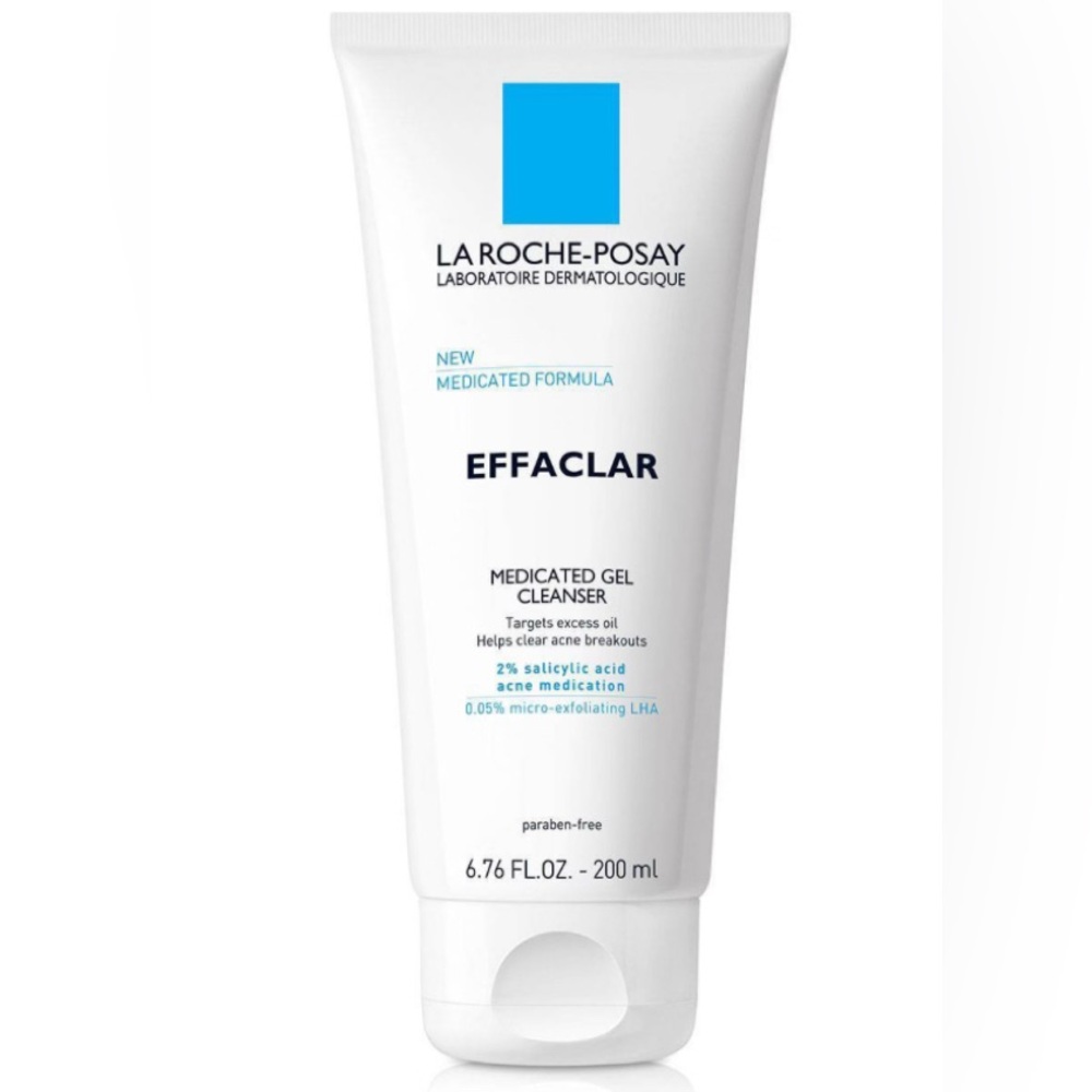 La Roche Posay Effaclar Acne Face Cleanser, Medicated Gel Face Cleanser